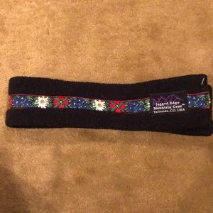 Vintage Velcro fleece headband